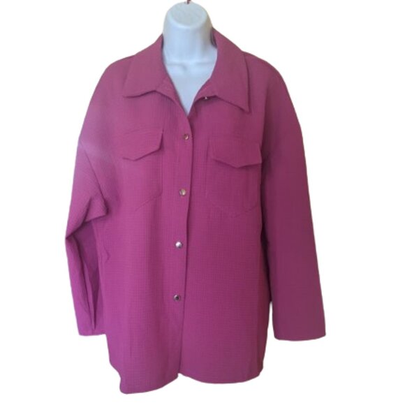 Two-Piece Pantsuit Pink Shirt and Pants Set Size XL NEW NWOT - Picture 4 of 6